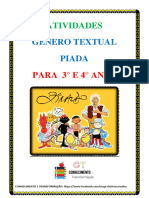 Atividade Gênero Textual Piada - 3º e 4º Anos