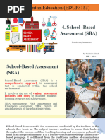 Topic 4 School Based Assessment SBA