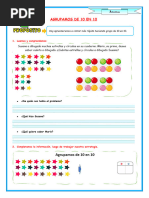 E3 Ficha D2 Mat Agrupamos de 10 en 10