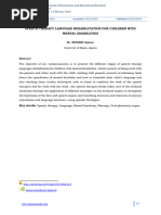 Speech Therapy Language Rehabilitation For Children With Mental Disabilities20240219043347