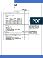 Assignment - DCM2104 - Business Statistics - Set 1 and 2 - Sep 2023.