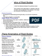 MECH223 - Final LEcture No. 1 (Plane Motion of Rigid Bodies)