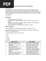 Annotations of Sucesos de Las Islas Filipinas