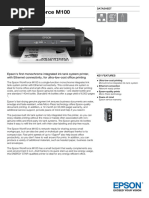 Epson WorkForce M100 Datasheet