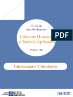 1) Caderno Pedagógico. Liderança e Cidadania. 1 Série - 120h - Politize!