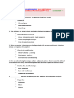 Advanced Social Psychology Assignment 1 & 2