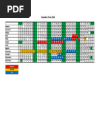 Calendario 2024 Portugal em Excel Com Feriados v2