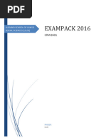 CRW2601 Exam Pack 2016