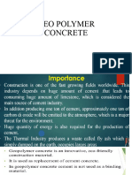 Geo Polymer Concrete