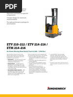 Jungheinrich II Etv Etm 214 216 Spec Sheet English