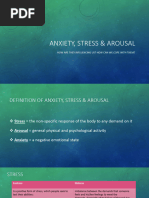 Anxiety, Stress & Arousal Part 1