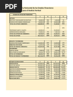 Analisis Horizontal - Estudiantes