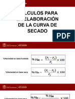 Curvas de Secado