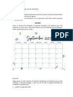 Secuencia CALENDARIO SEPTIEMBRE