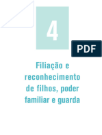 Filiação e Reconhecimento de Filhos, Poder Familiar e Guarda.