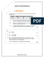 Genetics Activities & Memo 2019