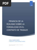 Ensayo Primacia Realidad Sobre La Formalidad