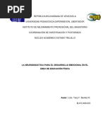 La Neurodidáctica para El Desarrollo Emocional en El Área de Educación Física