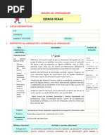 1º U2 S1 Sesion D1 Com Leemos Una Rima