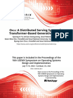 Yu Et Al. - OrCA A Distributed Serving System For Transformer