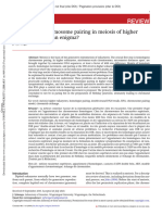 Homologous Chromosome Pairing in Meiosis of Higher Eukaryotes - Still An Enigma