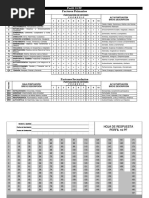 Perfil y Hoja de Respuesta