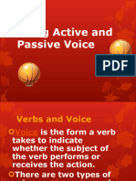 Meeting 15 Active and Passive Voice