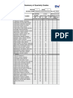 Grade 10-DAISY-SUMMARY GRADE - ESP