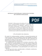 Unidad 2 - Highton - Sistemas Concentrado y Difuso de Control de Constitucionalidad