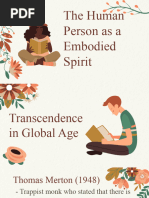 Human Person As Embodied Spirit