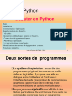 Débuter en Python