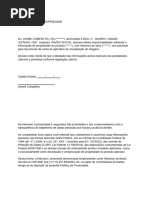 Declaração de Propriedade Hikvision