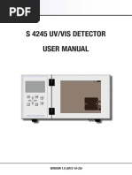 S 4245 S4250 UV VIS Detektor HPLC Manual Schambeck SFD