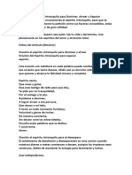 Oración Del Espíritu Intranquilo para Dominar, Atraer y Separar