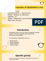 Mechanical Properties of Ophthalmic Lenses