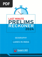 LMR'24 - Lakes in India