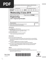 June 2019 BTEC Engineering