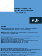 A Presença Brasileira Na Historiografia Da Arq Sec 20