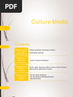 Lec 4 Culture Media