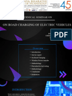 On Road Charging of Electric Vehicles