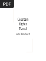 Kitchen Manual