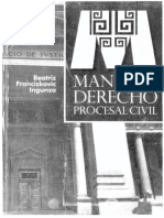 MANUAL DE DERECHO PROCESAL CIVIL Beatriz Francciskovic Ingunza