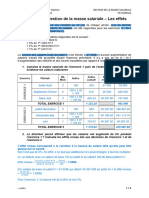 Masse Salariale Contrôle de Gestion