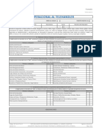 Formato Preoperacional Telehandler