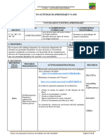 Sesión-Actividad de Aprendizaje 01 - Comunicación - 2022 Inca Roca