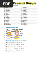 S - Es - Ies: 1. Add or To The Verbs