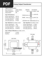 Champ Output Transformer TRA-P-GTO-001 - 3