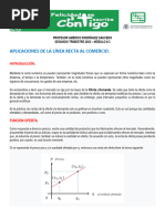 Aplicaciones de La Línea Recta Al Comercio