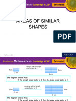 Areas of Similar Shapes