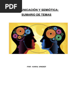 Comunicación y Semiótica - Sumario de Temas